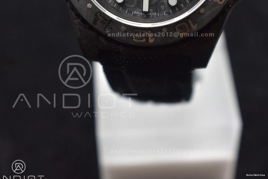 Edition OMF All GMT DIW Black Black on SA3186 Nylon Black 423 Carbon Practical CHS Best Dial Strap 0831